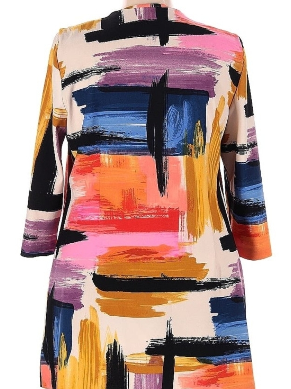 Danny & Nicole Black Midi Dress With Matchinh Full Length Jacket. - Picture 4 of 5